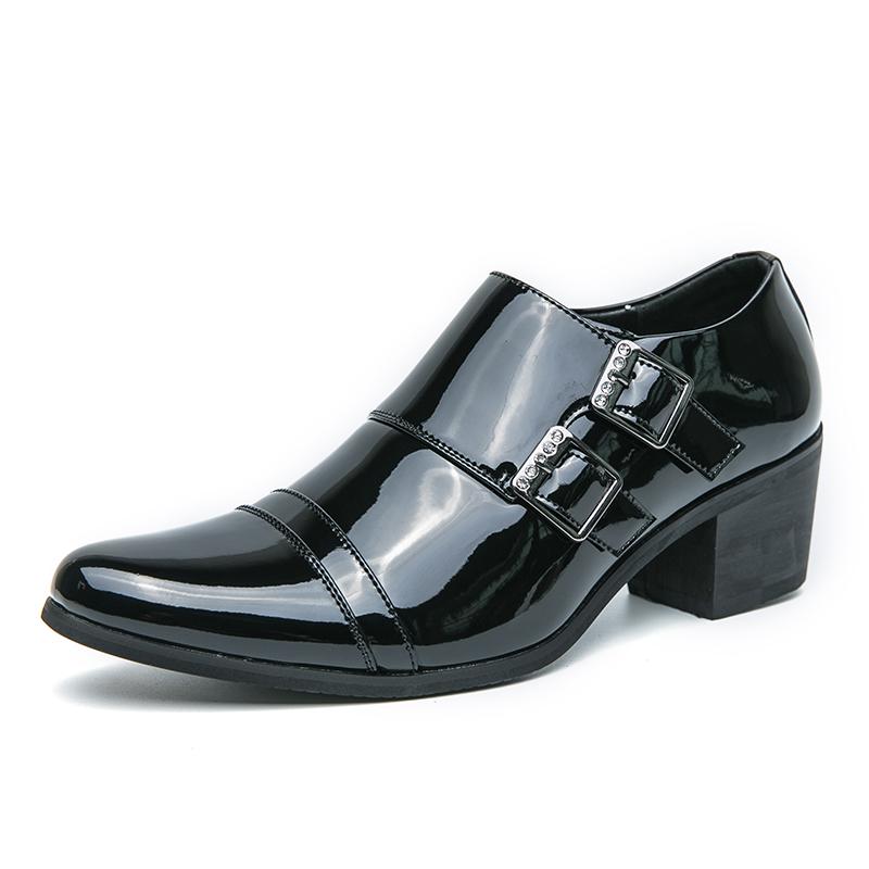 

Классическая мужская обувь для свадьбы 2025 Новые мужские лоферы с острым носком Кожаные слипоны Туфли для бизнеса в стиле кэжуал Деловая обувь 46