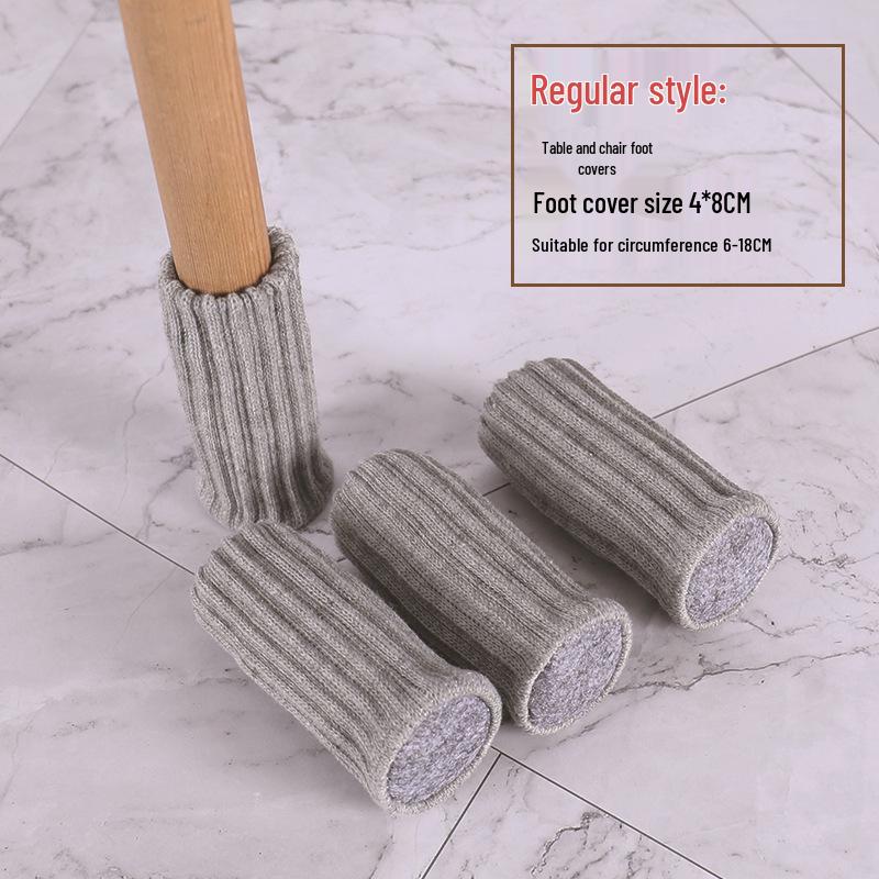 Thickened Non-Slip Chair and Table Leg Covers - Wear-Resistant, Silent Foot Pads for Tables and Chairs
