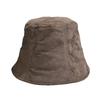 Pleated Fisherman Hat Women's Autumn Solid Color Sun Hat Versatile Face Showing Small Basin Hat Simple Casual Trend