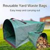 Garden Leaf & Garbage Collection Bag – Semi-Circular Dustpan Compatible,  Leaf Storage and Outdoor Cleaning Bag