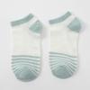 20 Paar gestreifte Damen-Knöchelsocken Sommersocken