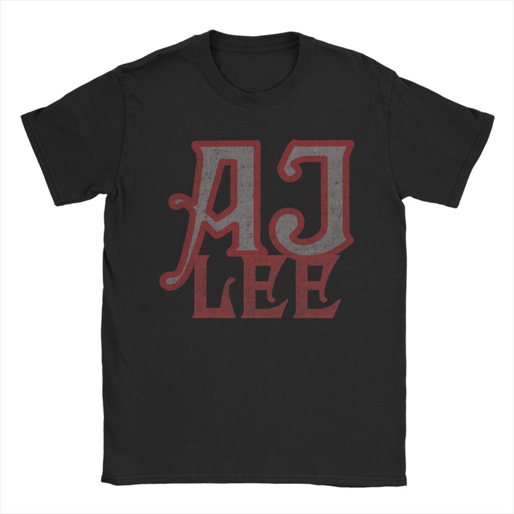 AJ Lee Love Bites Men's T Shirts Fashion Tees Short Sleeve O Neck T-Shirt Pure Cotton Birthday Present Tops