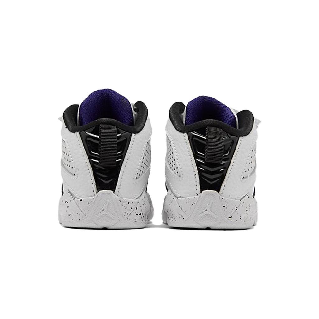Jordan B'Loyal Abrasion Resistant Breathable Mid top Basketball Shoes White Black Infant And Toddler CK1427-115