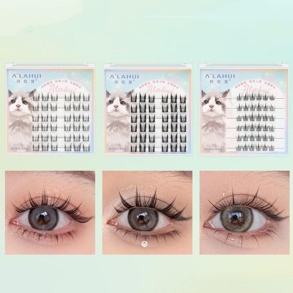 

Makeup Self-adhesive Lash Clusters DIY Glue Free Fake Lashes Grafting Lashes Style 6