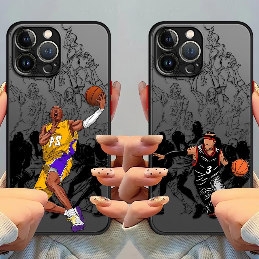 Basketball Star Cool Case for iPhone 17 Pro Max 13 Mini 7 8 SE Air 14 XS XR 11 15 16 Plus 12 Funda Back Phone Cover