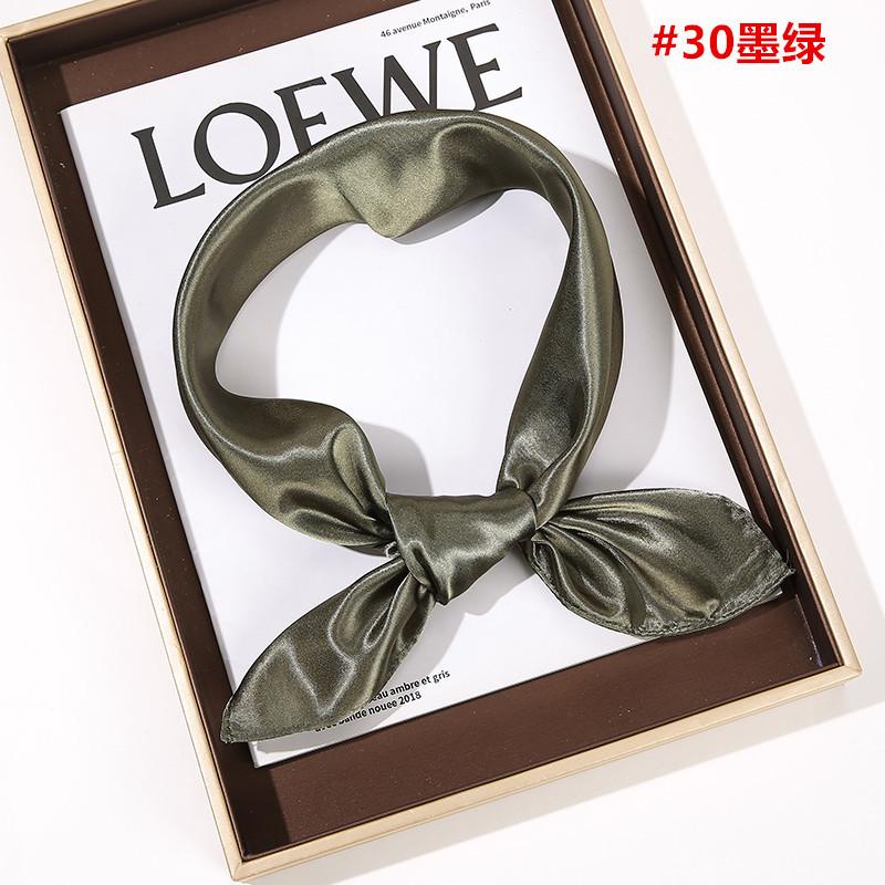 

Нова Однотонна Квадратна Хустка 60x60см Одинарний Імітаційний Шовк Яскрава Легка та Сатинова Хустка для Виступів Подарунок для Вечірки