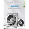 16inch Stainless Steel Pure Copper Adjustable Speed Exhaust Fan for Kitchen, Home, Restaurant, Powerful Oil Smoke Extractor Wall-Mounted Fan