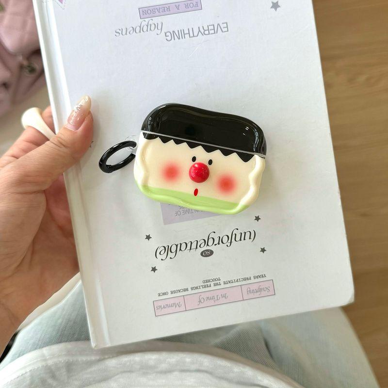 

Защитный чехол для наушников Pro2, чехол для наушников второго и третьего поколения, версия с шумоподавлением, третье поколение, четвертое поколение, корейский милый забавный чехол Apple Airpods Pro [Red Nose Pang Tiger] Send Ring