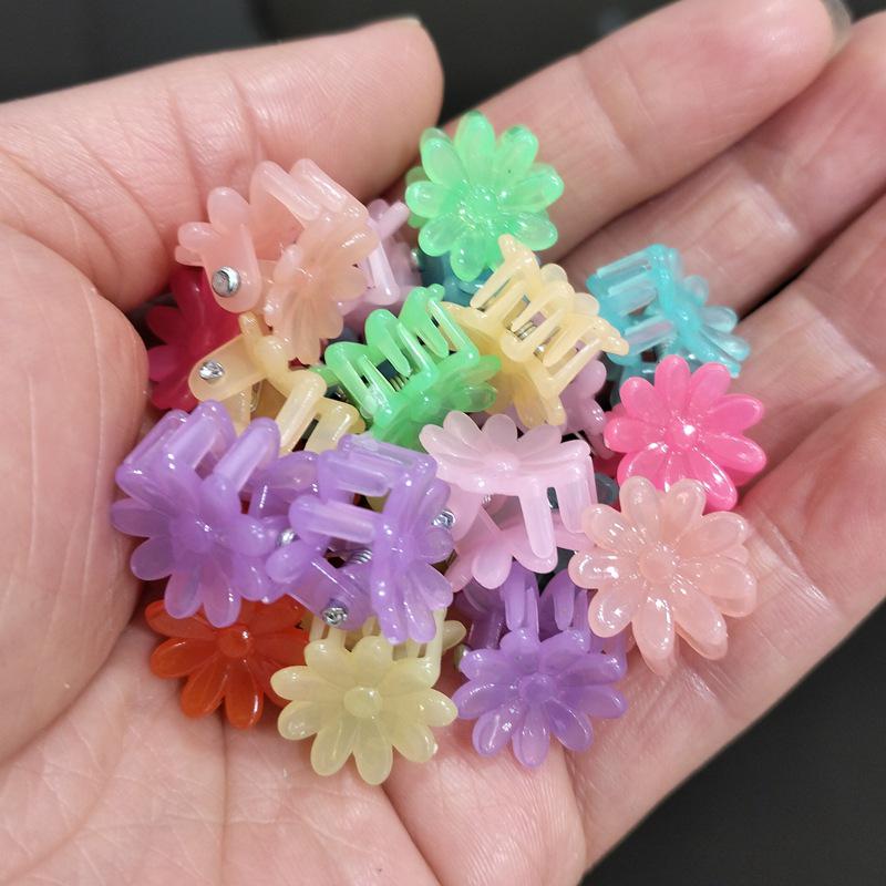 Set Mini Mollette per Bambini: Clip Margherita, Coniglio, Stella, Fiore di Prugno