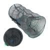 Large Automatic Folding Portable Fishing Net Trap Zipper Bait Spring Cage for Shrimp