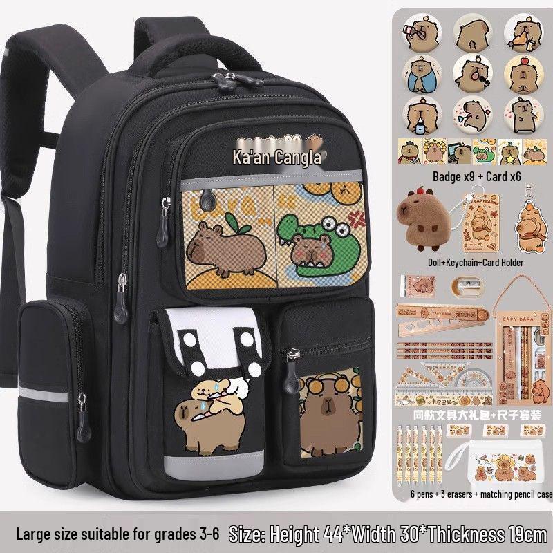 Batoh z lehké oxfordské tkaniny pro děti 6. třídy - Velká kapacita