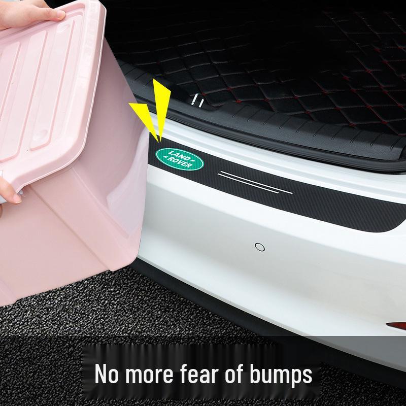 Car Door Sill Protector Carbon Fiber Anti-Scratch Step Guard