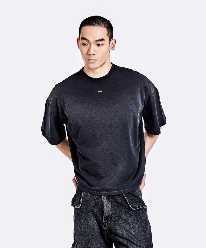 51Peosenteu Dying T Shirt - Washed Black