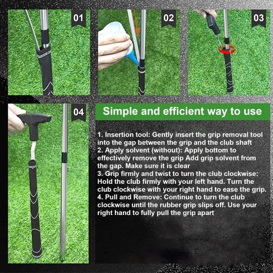 Instrument de îndepărtare a mânerelor pentru crose de golf Dispozitiv de îndepărtare a mânerului cu caneluri în V Dispozitiv de îndepărtare a mânerului cu caneluri în V de 15 inchi Lungime standard Dispozitiv de îndepărtare a mânerelor de balansare Instrument de prindere Accesorii de golf