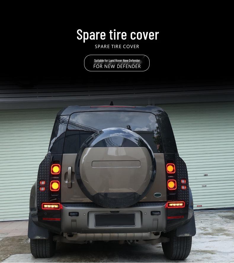 Spare Tire Cover for 2020-2025 Land Rover Defender 90/110/130 - Protective and Modified