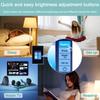 Lanbon Tuya Wifi Smart Dimmer Switch L8 LCD Touch Panel Zigbee Light Wall Switch Smart Home for Bedroom House Alexa