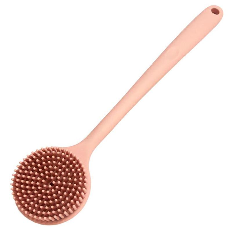 Měkký kartáč na mytí zad do koupele Houbička do sprchy Pro drhnutí Kartáč s rukojetí Exfoliační peelingový masážní přístroj na pokožku Myčka zad