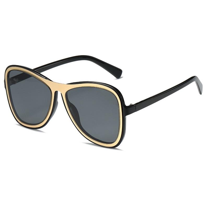 

High Quality New Cat Eye Sun Glasses Women Vintage Pilot Shades Designer Gafas Luxury Sun Glasses UV400 Eyewear Oculos as picture