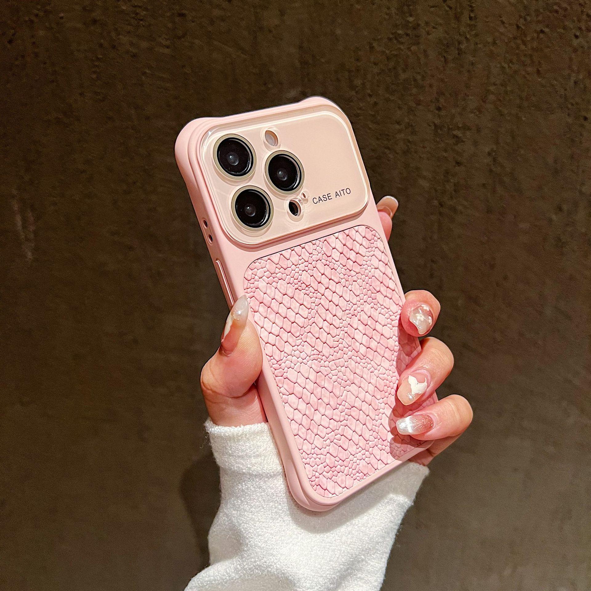 

iPhone 17 Pro Max Snake Skin Phone Case with Large Window, Premium Feel, and Four-Corner Drop Protection Cover. 17 Pro Max