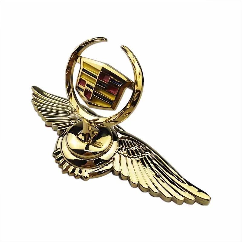 3D Metal Car Front Hood Emblem Cover Bonnet Badge Sticker for Cadillac ATS BLS CT5 EXT SLS SRX XT4 XT6 XTS XLR Escalade DTS