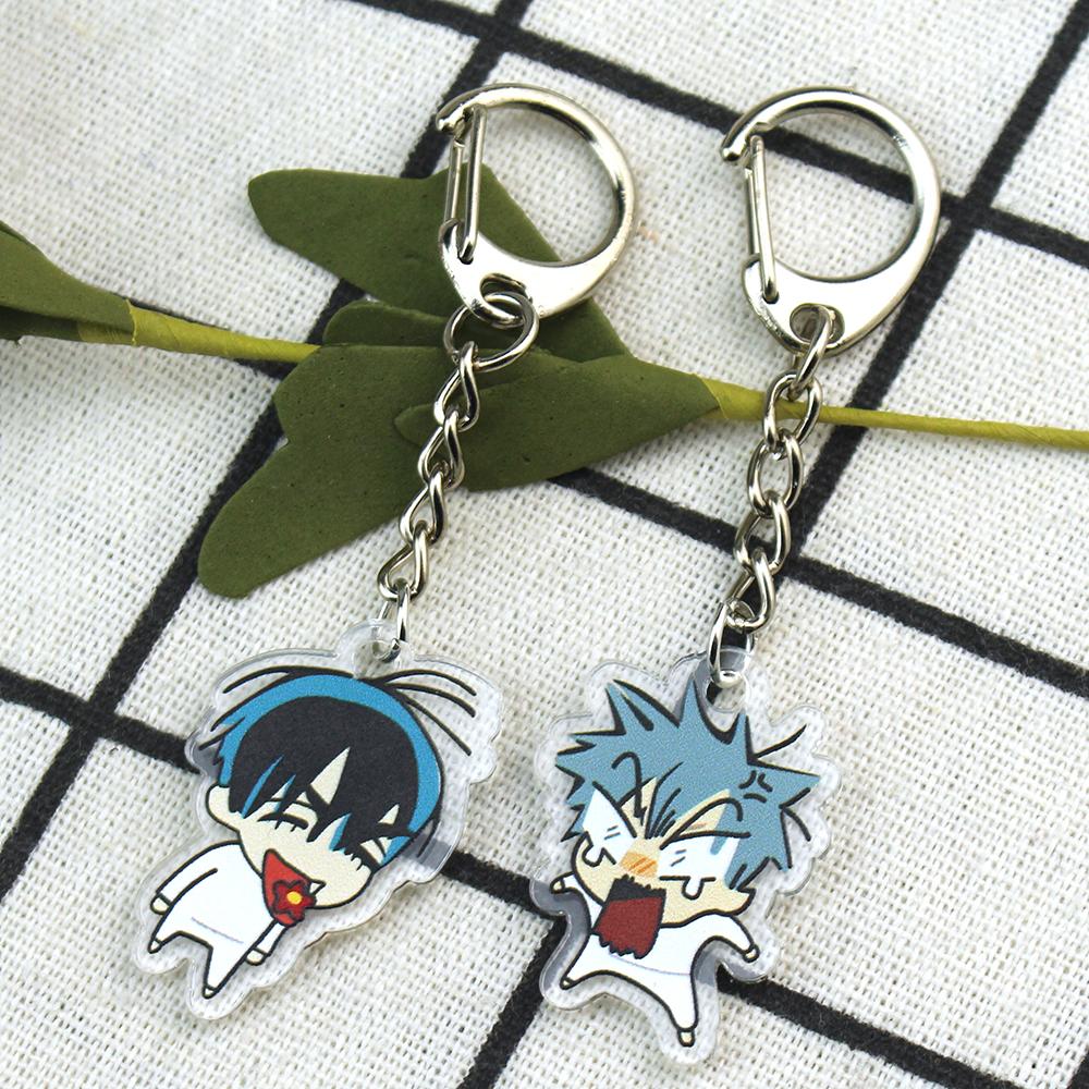 Popular Anime Alien Stage Chibis Keychains for Women Accessories Bag Luka Ivan Till Mizi Hyuna Sua Keyrings Jewelry Fans Gifts