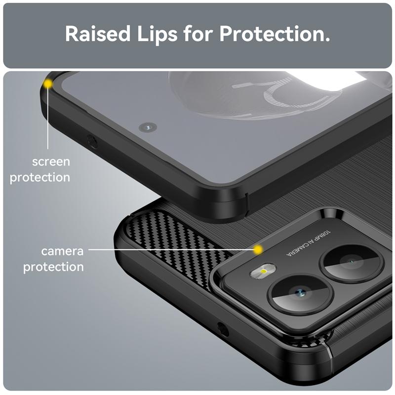 For HMD Fusion Case Shockproof Silicone Carbon Fiber Back Cover HMD Fusion X1 Barca Fusion Luxury Phone Case For HMD Fusion Case