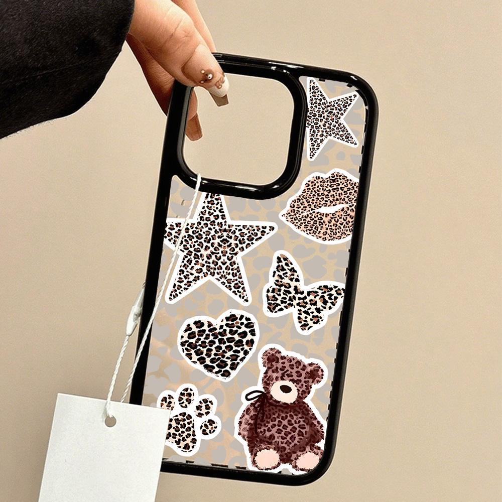 

Акриловый чехол для телефона для iPhone 11 12 13 14 Pro 12 14 16 Pro Max для Samsung A16 A36 A56 S24 FE Высококачественный расписной противоударный чехол для мобильного телефона iPhone 16 чёрный