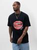 MyStars XOXO Men's Black Oversized Short Sleeve T-Shirt L