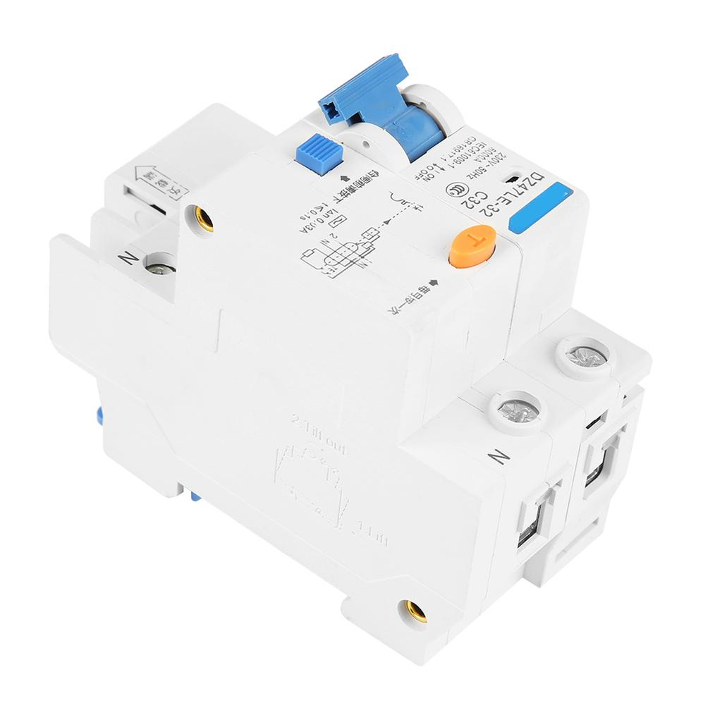 DZ47LE‑32 1p N C32 RCCB Residual Current Circuit Breaker 30mA 230V