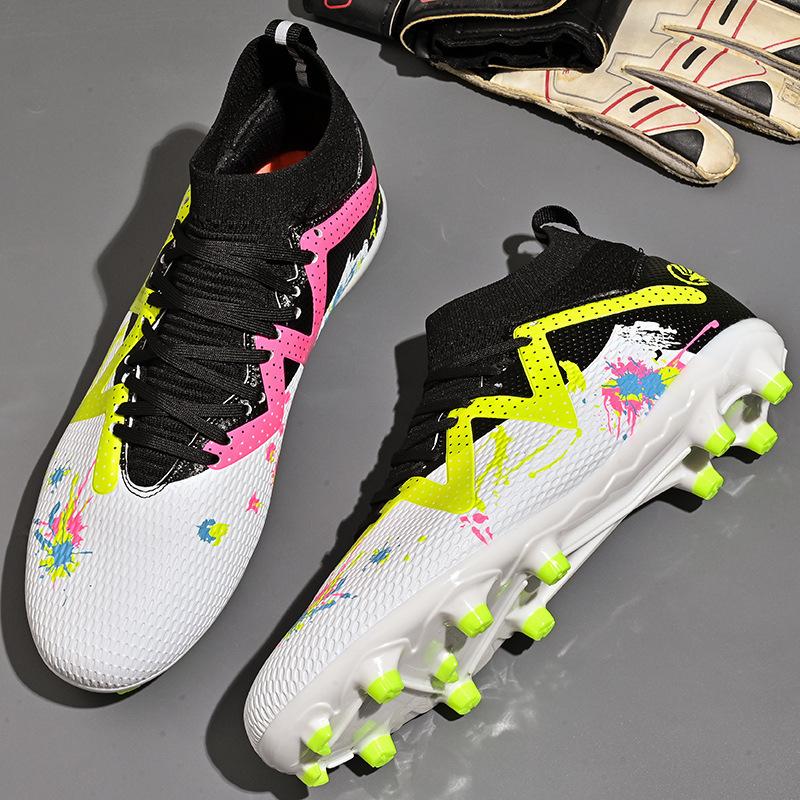 Men's Shoes Middle Foot Competition Training Training Nail Broken 2025 Children Students Youth Sneakers Men's High Top Shoes
