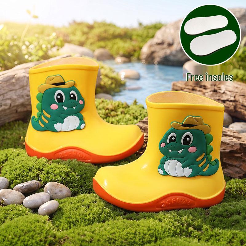 Children's Cartoon Rain Boots - Cute & Waterproof for Boys, Girls, Toddlers, and Infants
