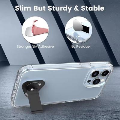 Ultra-Thin Phone Kickstand Universal 360 Degree Rotatable Cellphone Holder Stands Foldable Desktop Phone Bracket for Mi Samsung