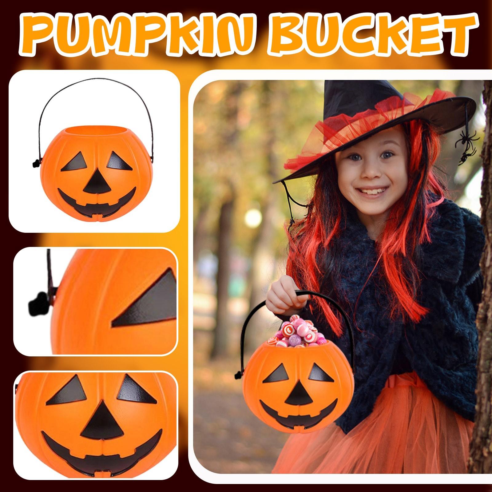 

Halloween Pumpkin Jar Halloween Decoration Pumpkin Bucket With Lid Triangular Eyes Pumpkin Jar Pumpkin Lanterny One Size жёлтый