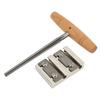 Violin Tool Set Metal Blade Wooden Handle Incisive 4 Hole Violin Peg Hole Reamer for Maintenance