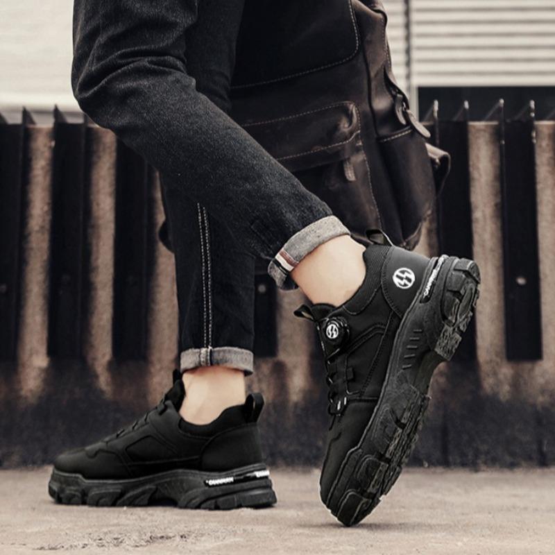 Fashion Shoes for Mans Fashion High-top Platform Sneakers Men's Outdoor Hiking Non-slip Wear-resistant Thick-soled Shoes Zapatos Hombre