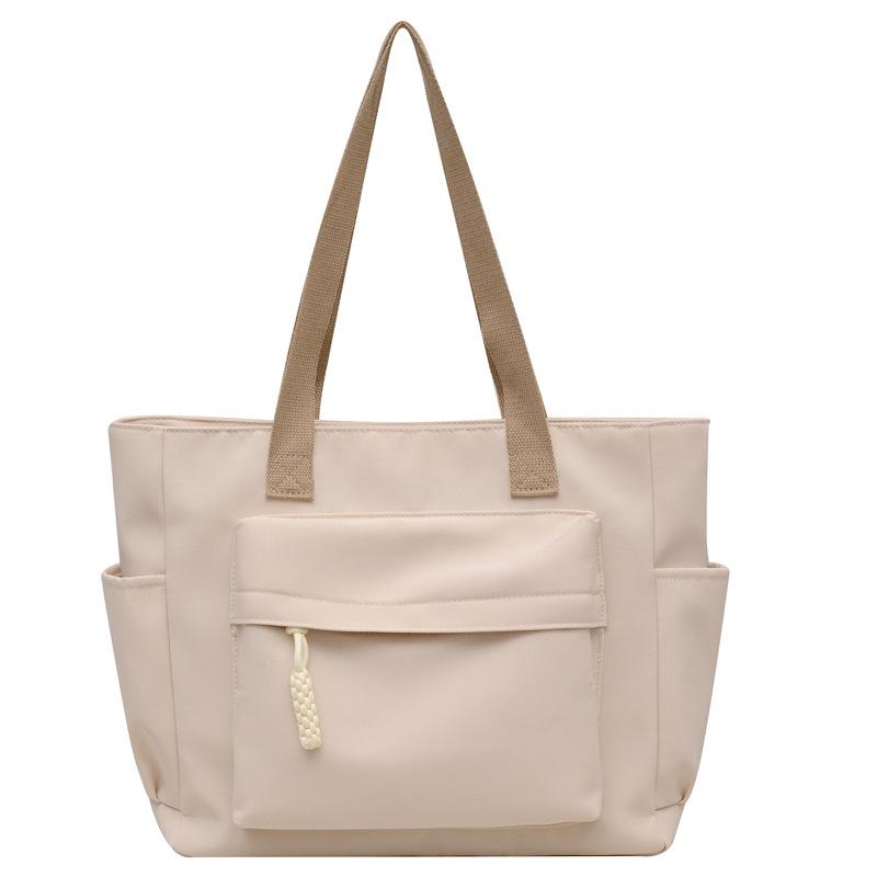 Multicolor Oxford Tote Bag, Minimalist & Functial with Multiple Pockets Handbag Shoulder Bags for Woman Daily Commute & Casual