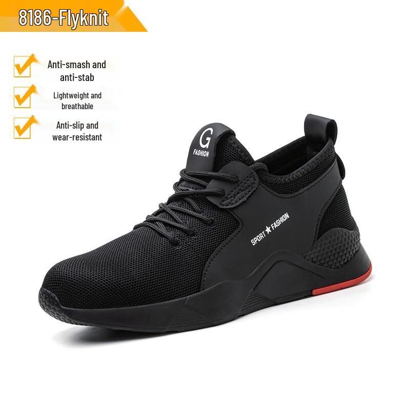 

Bozong Men s Anti-Smash Puncture-Resistant Work Safety Shoes 35