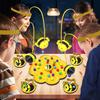 1 Set Bee Bean Picking Fishing Game Magnetic Bead Catcher Tabletop Game with Headband Kids Parents Family Party Interactive Educational Toy