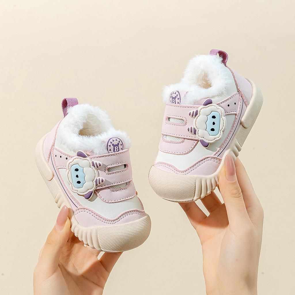 

Toddler Winter Shoes With Anti Slip Tpr Sole For Boys Girls Casual Comfort 16 розовый