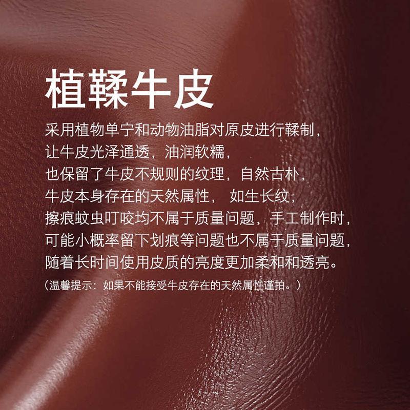 2025 New Model Top Layer Vegetable-Tanned Cowhide Handbag Boston Pillow Bag Vintage Women's Shoulder Bag Soft Leather Crossbody Bag