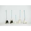 Yamazaki Sangyo Mini Broom and Dustpan Set, Short Handle, Garden Broom, PP Polypropylene, Synthetic Fiber, Split Bristles, Outdoor, Entryway, Balcony,
