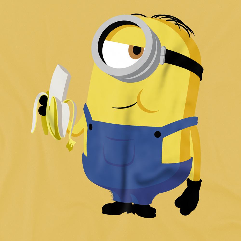 Despicable Me Unisex Adult Minions Banana T-Shirt