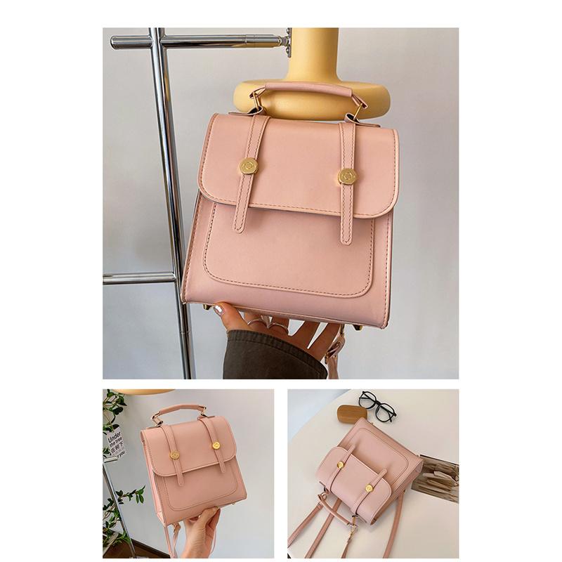 Leisure Vintage Commute Square Backpack Simple Women's Handbag Crossbody Bag Women Gift Single-shoulder Bag