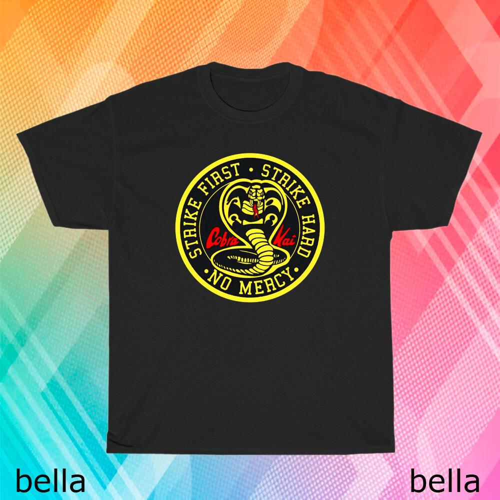 New Cobra Kai Logo Karate Kid No Mercy T-Shirt XL