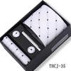 Men's 4-Piece Tie Gift Set for Business, Wedding, and Formal Wear.