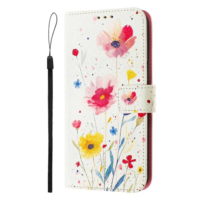 Flip Leather Case For Fundas Honor 200 Smart Case Cartoon Pattern Wallet Cover for Honor 200 Smart Honor200 Pro 200 Lite Coque