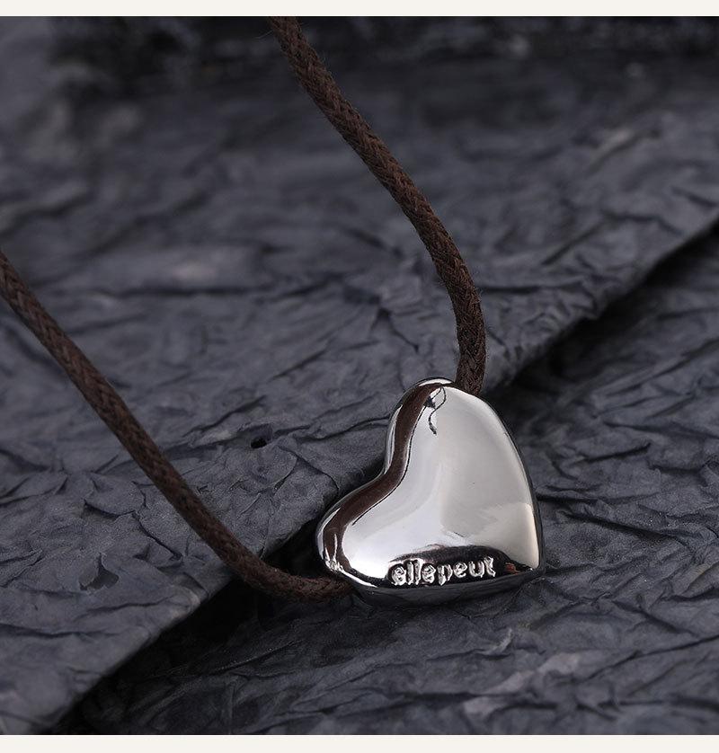 Fever Love Vintage Francouzský Luxusní Náhrdelník a Náušnice Set: Špičkové stříbro 925, Niche design, Stahovací uzávěr