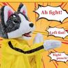 Critters Sorridenti Peluche Gatto Giocattolo Marionetta a Mano Marionetta Husky Pugile Marionetta a Dita Battaglia Sonora Giocattolo di Peluche Bambola Regalo di Compleanno