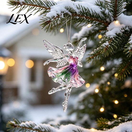 Cute Hanging Accessories 2Pcs Glitter Ballet Girl Keychain, 2D Acrylic Pendant for Bag Backpack, Sparkling Durable Crafts Dancer Car Rearview