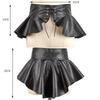 French Niche Design Waistband Adjustable PU Leather Wide Belt Corset Belt Y2K Punk Style Waist Belts For Skirt Dress Accessories